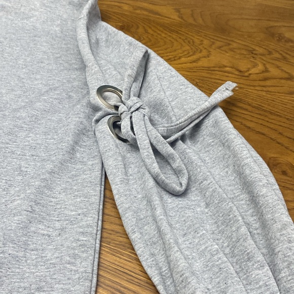 BNWOT Velvet Heart Sweatshirt with Cute Sleeves - Picture 4 of 7